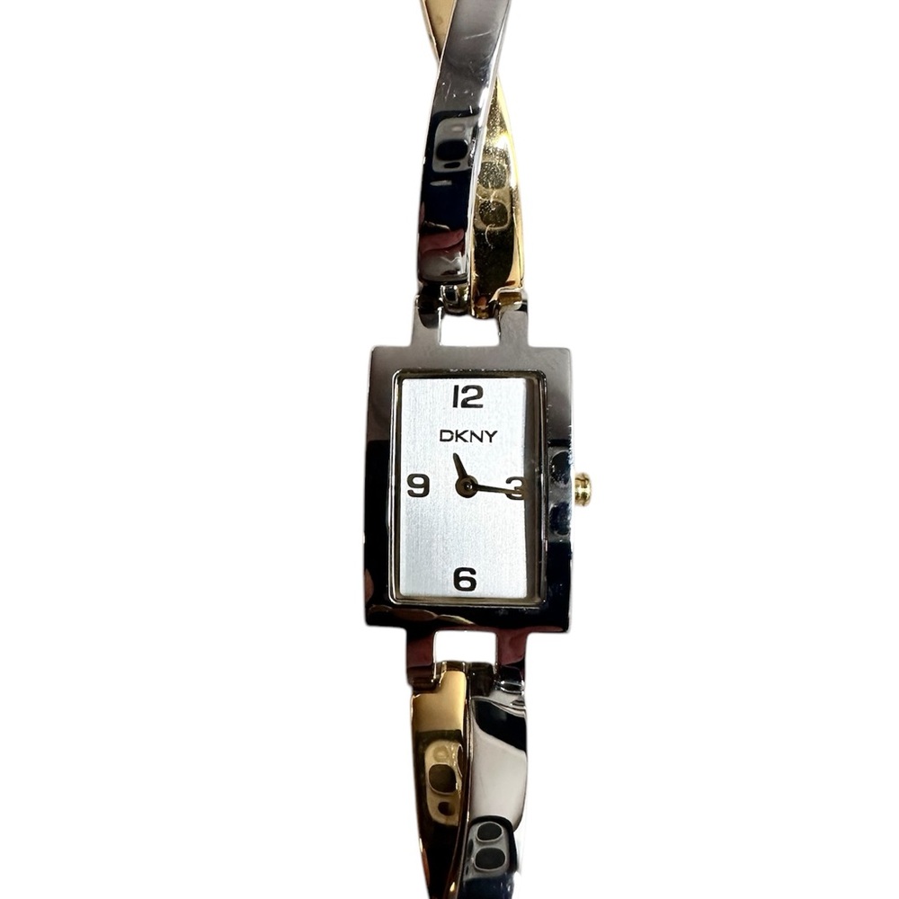 DKNY Women’s Stainless Steel Watch two tone silver/gold